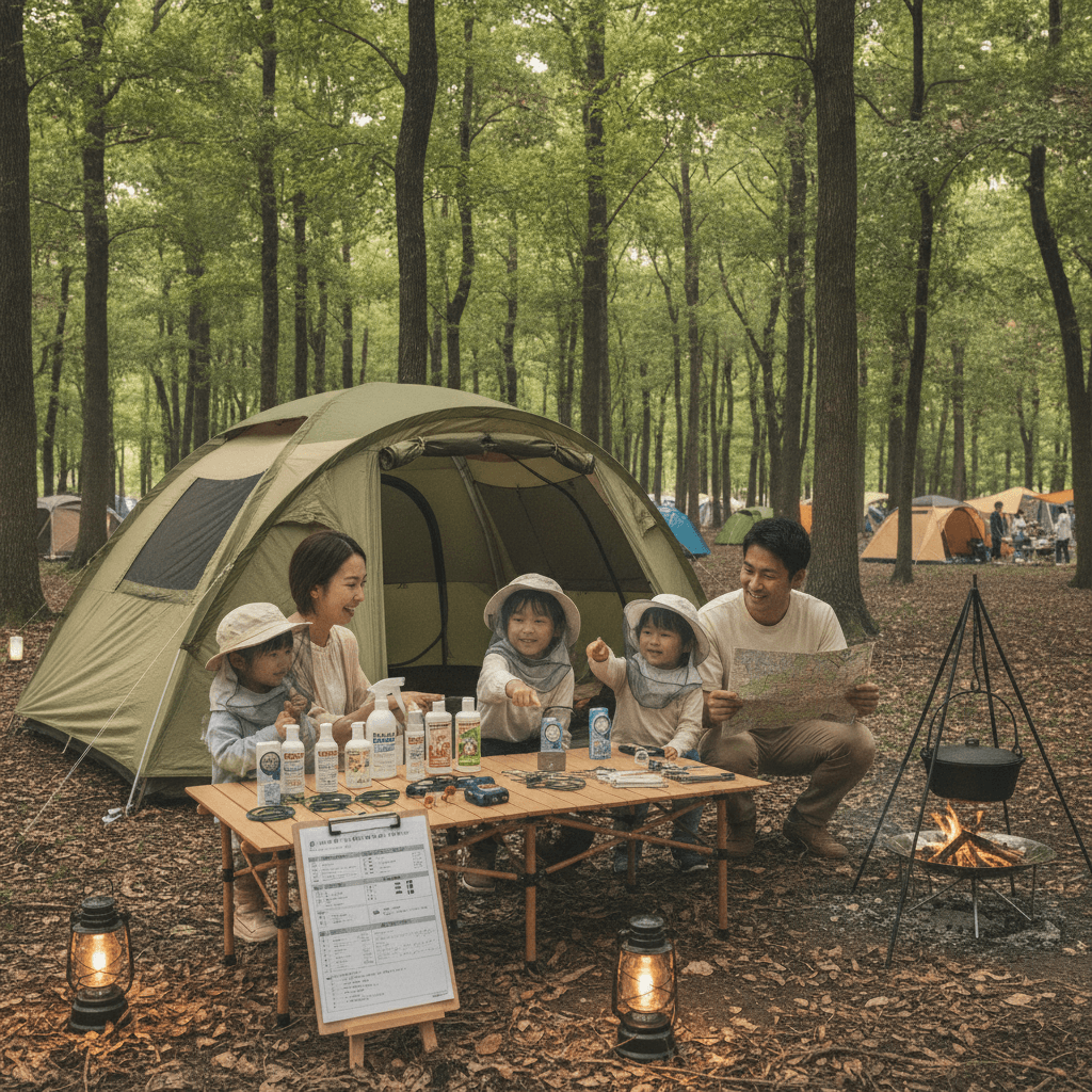 子連れキャンプ必見!持ち物リストと兵庫・播磨の防虫戦略完全ガイド